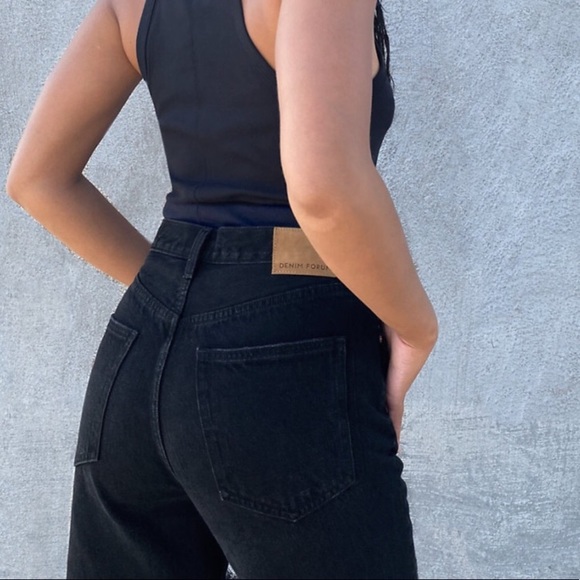 DENIM FORUM | 26 BONET / JONI LOOSE BLACK JEANS - Picture 3 of 5